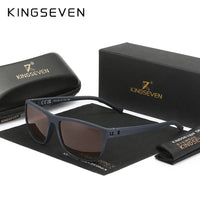 KINGSEVEN Mirror Lens Sunglasses Men Women Driving UV400 Polariz Glasses Matte Frame Male Female Fishing Causal Outdoor Eyewear - Seeds-or-Survival