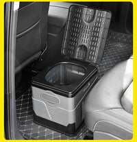 Portable Camping Foldable Toilet Collapsible Portable Potty for Camping Road Trips Emergency Car Use