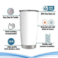 Hydration Flask with  Lid - Stainless Steel, Double Walled & Vacuum Insulated Water Bottle - Camping & Hiking - Leak Proof & BPA