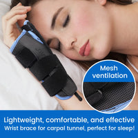 VELPEAU Wrist Brace for Arthritis Pain and Sprain Stable and Breathable Wrist Splint with Thumb Support for Men and Women
