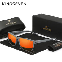 KINGSEVEN Mirror Lens Sunglasses Men Women Driving UV400 Polariz Glasses Matte Frame Male Female Fishing Causal Outdoor Eyewear - Seeds-or-Survival