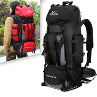 90L Waterproof Hiking Backpack Camping Rucksack Large Capacity Travel Outdoor Sports Bag for Trekking Camping Equipment - Seeds-or-Survival
