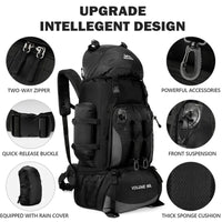 90L Waterproof Hiking Backpack Camping Rucksack Large Capacity Travel Outdoor Sports Bag for Trekking Camping Equipment - Seeds-or-Survival