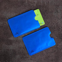 10pcs Anti-Scan Card Sleeve Credit NFC RFID Card Protector Anti-magnetic Aluminum Foil Portable Bank Card Holder