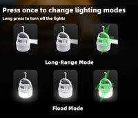 LED Solar Camping Light Solar Bulb Lanterns Rechargeable Portable Waterproof Outdoor Night Flashlight BBQ Hanging Emergency Lamp modes