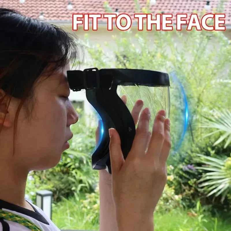Work Protection Mask Full Face Protector Shield Transparent Facial Protector Face Protective Screen Motorcycle Accessories