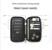 Cardholder Travel Wallet for Family Passport Holder Waterproof Document Case Organizer Travel Accessories Cover Document Bag