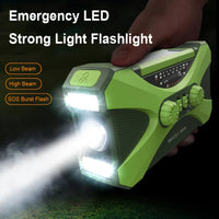 Woopker Emergency Radio 20000mAh XSY-350 FM Radio AM/WB/NOAA Weather Dual USB Rechargeable Solar SOS Alarm Power Bank Flashlight