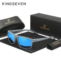 KINGSEVEN Mirror Lens Sunglasses Men Women Driving UV400 Polariz Glasses Matte Frame Male Female Fishing Causal Outdoor Eyewear - Seeds-or-Survival