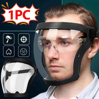 Work Protection Mask Full Face Protector Shield Transparent Facial Protector Face Protective Screen Motorcycle Accessories