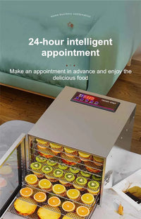 8L Food Dehydrator Portable Household And Commercial Air Dryer Food Machine for Dried Fruit Vegetables Meat Snacks for Pets