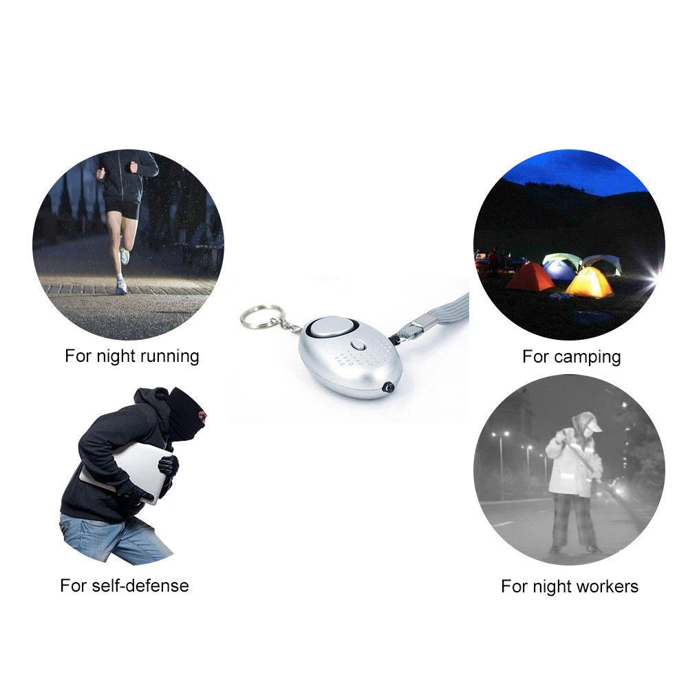 130db Self Defense Alarm Personal Defense Siren Anti-attack Security for Women Kids Personal Security Loud Alert Attack Panic - Seeds-or-Survival