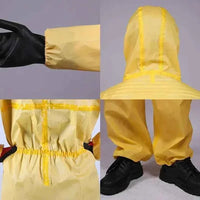 Hazardous Chemicals Liquid Proof Sulfuric Acid And Alkali Resistant Work Suit Coverall.