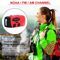 Woopker Emergency Radio 20000mAh XSY-350 FM Radio AM/WB/NOAA Weather Dual USB Rechargeable Solar SOS Alarm Power Bank Flashlight