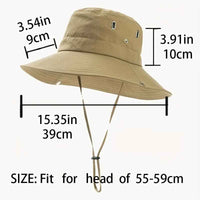 Waterproof Fisherman Hat Outdoor Summer Sun Anti UV Protection Breathable Mesh Camping Hiking Mountaineering Caps Mens Women