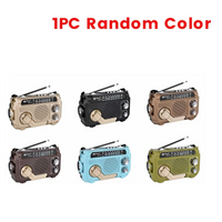 Radio Hand Crank Power Generation Solar Charging Three-Band Bluetooth Card MP3 Multifunction Play Radio - Seeds-or-Survival