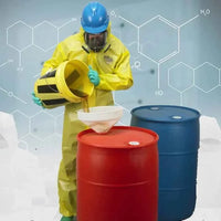 Hazardous Chemicals Liquid Proof Sulfuric Acid And Alkali Resistant Work Suit Coverall.
