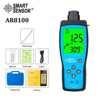 Digital Oxygen Meter O2 Gas Detector Sound Light Alarm Gas Monitor Air Quality Meter with Temperature LCD Display