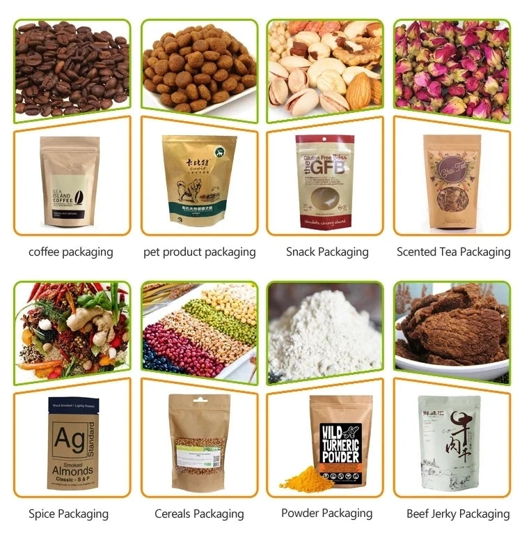 100PCS Matte Black Aluminum Foil Ziplock Packaging Bag DIY Matcha Snack Coffee Sugar Beaf Biscuit Candy Tea Gift Storage Pouches