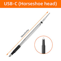 Multifunctional USB Digital Electric Soldering Iron Set Temperature300-450℃ Adjustable Type-C Interface Solder Welding Iron Tool