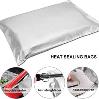 10 Packs 5 Gallon Mylar Bags Resealable Aluminum Foil Bags For Long Term Food Storage Food Grade and Light Proof (20’’x30'') - Seeds-or-Survival