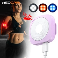 Wsdcam Personal LED Emergency Night Light + Press Tap Fast Alarm Type-C Charging 130dB Safety Self Defense Alarm with Key Chain