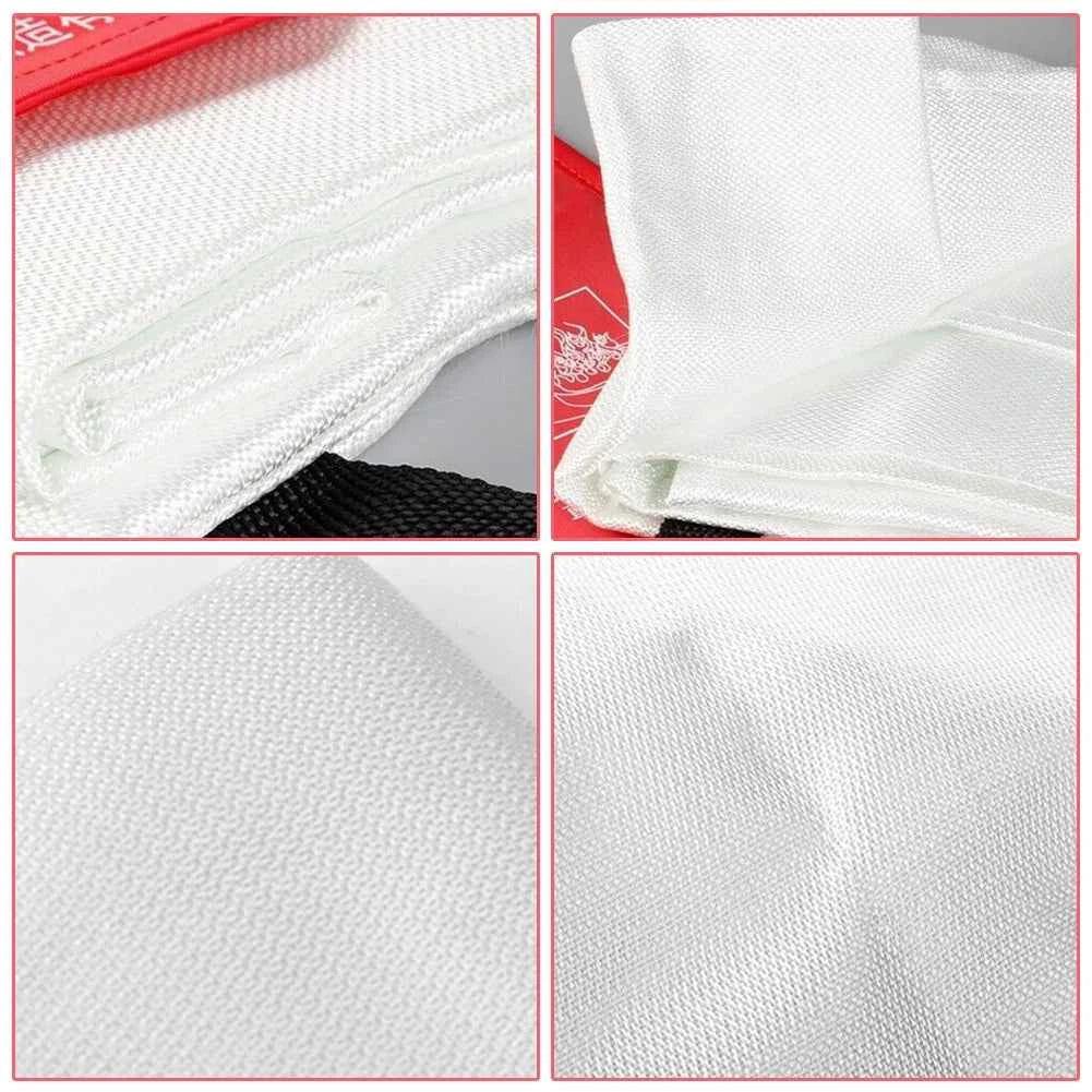 Fire Flame Retardant Emergency Blanket Survival Shelter Safety Cover Fire Extinguisher Reusable Fireproof Mat