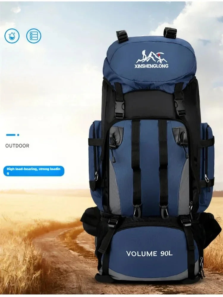 90L Waterproof Hiking Backpack Camping Rucksack Large Capacity Travel Outdoor Sports Bag for Trekking Camping Equipment - Seeds-or-Survival