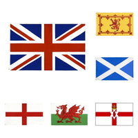 3x5Fts UK Flag United Kingdom England Scotland Lion Rampant Ulster Red Dragon Wales Cymru Flags Union Jack