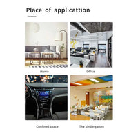 9 In 1 Air Quality Detector PM2.5 PM10 HCHO TVOC CO CO2 AQI Temperature Humidity Multifunctional LCD Digital Air Quality Monitor