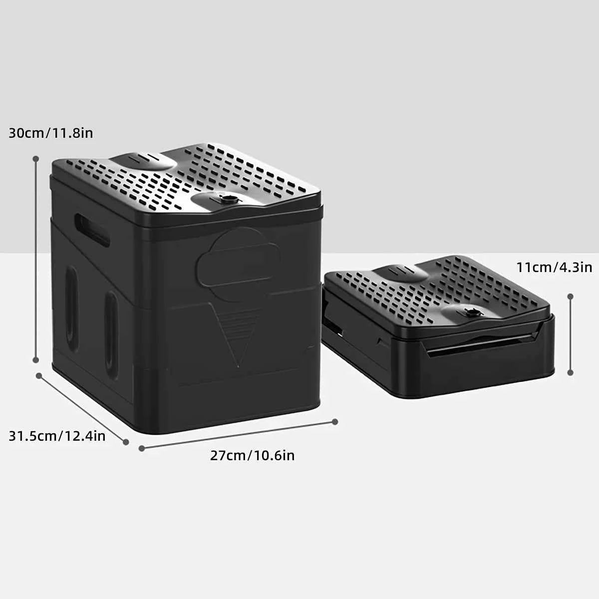 Portable Camping Foldable Toilet Collapsible Portable Potty for Camping Road Trips Emergency Car Use