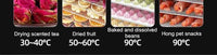 8L Food Dehydrator Portable Household And Commercial Air Dryer Food Machine for Dried Fruit Vegetables Meat Snacks for Pets