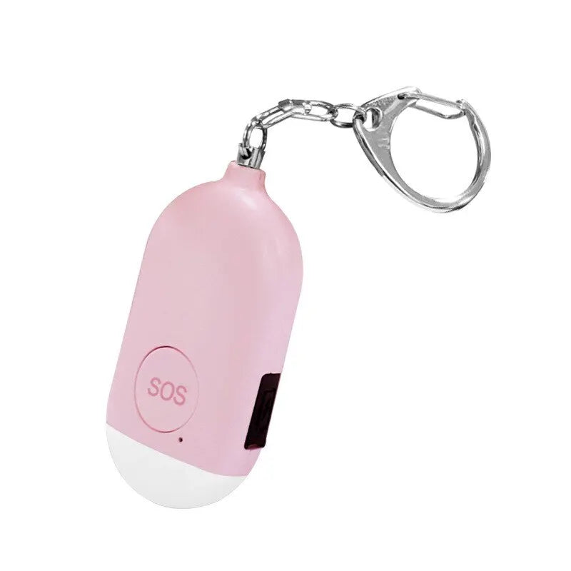 Kids Elderly Women Emergency SOS Personal Alarm Self Defense Keychain- Panic Button Or Pull Pin Alert Device 130 DB Loud Safety