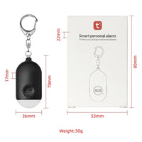 Kids Elderly Women Emergency SOS Personal Alarm Self Defense Keychain- Panic Button Or Pull Pin Alert Device 130 DB Loud Safety