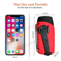 Woopker Emergency Radio 20000mAh XSY-350 FM Radio AM/WB/NOAA Weather Dual USB Rechargeable Solar SOS Alarm Power Bank Flashlight