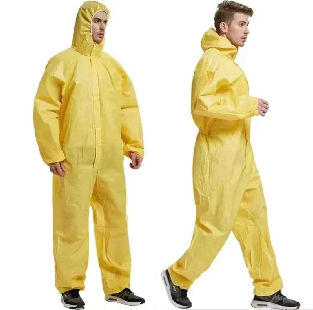 Hazardous Chemicals Liquid Proof Sulfuric Acid And Alkali Resistant Work Suit Coverall.