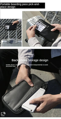 Cardholder Travel Wallet for Family Passport Holder Waterproof Document Case Organizer Travel Accessories Cover Document Bag