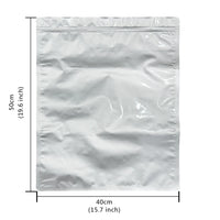 10 Packs 5 Gallon Mylar Bags Resealable Aluminum Foil Bags For Long Term Food Storage Food Grade and Light Proof (20’’x30'') - Seeds-or-Survival
