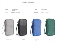 Cardholder Travel Wallet for Family Passport Holder Waterproof Document Case Organizer Travel Accessories Cover Document Bag