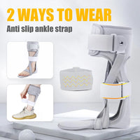 AFO Brace Drop Foot Support Splint -Medical Drop Foot Postural Correction Brace-For Fracture, Sprains,Foot Varus Orthosis Brace