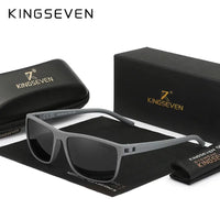 KINGSEVEN Mirror Lens Sunglasses Men Women Driving UV400 Polariz Glasses Matte Frame Male Female Fishing Causal Outdoor Eyewear - Seeds-or-Survival