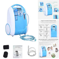 24hours Continuous 5L Portable Oxygen Generator & Concentrator Indoor/Outdoor Oxygen Chamber
