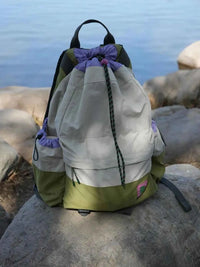 Miyagawa 2024 Versatile Lightweight Backpack with Drawstring for Outdoor Mountaineering, Large Capacity Travel Bags