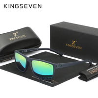 KINGSEVEN Mirror Lens Sunglasses Men Women Driving UV400 Polariz Glasses Matte Frame Male Female Fishing Causal Outdoor Eyewear - Seeds-or-Survival