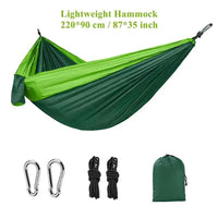 Lightweight and Portable Camping Hammock with Storage Bag and Tree Rope Suitable for Hiking Beach Backpacking Outdoor Leisure