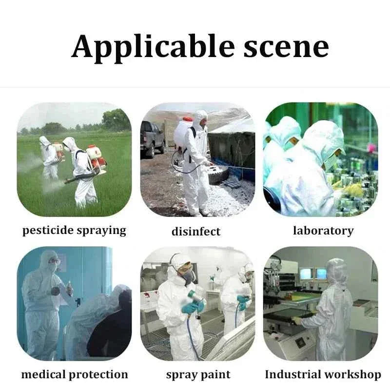 Hazardous Chemicals Liquid Proof Sulfuric Acid And Alkali Resistant Work Suit Coverall.