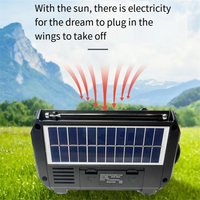 Radio Hand Crank Power Generation Solar Charging Three-Band Bluetooth Card MP3 Multifunction Play Radio - Seeds-or-Survival