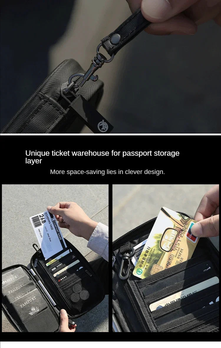 Cardholder Travel Wallet for Family Passport Holder Waterproof Document Case Organizer Travel Accessories Cover Document Bag