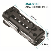 Multifunctional Combination Tool Outdoor Camping Bicycle Bike Motorcycle Multitool Wrench Screwdriver Hex Screw Driver Motor Kit