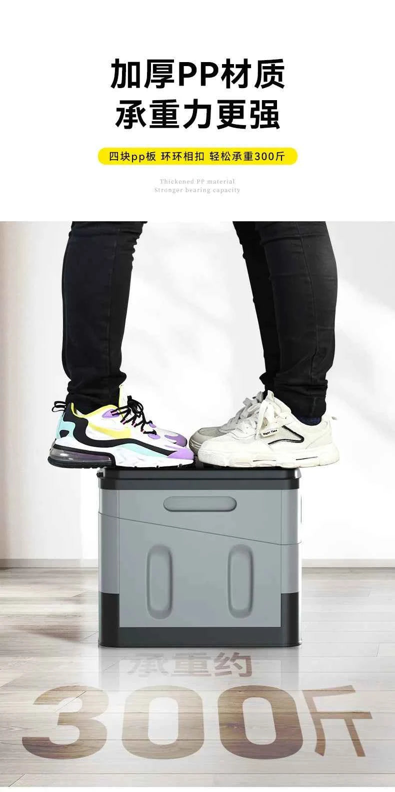 Portable Camping Foldable Toilet Collapsible Portable Potty for Camping Road Trips Emergency Car Use